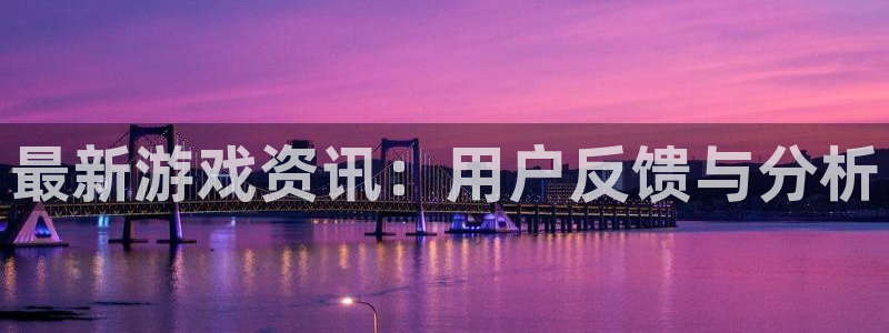 辉达娱乐网页登录入口官网：最新游戏资讯：用户反馈与分析