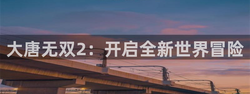 辉达娱乐游戏：大唐无双2：开启全新世界冒险