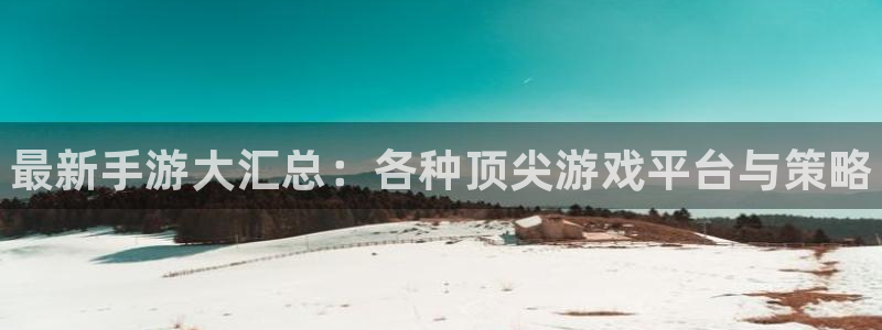 辉达娱乐注册平台：最新手游大汇总：各种顶尖游戏平台与策略